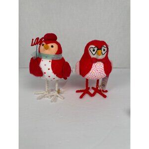 Valentines Target Wondershop Featherly Friends Fabric Birds Aerial & Fledge NWT‎